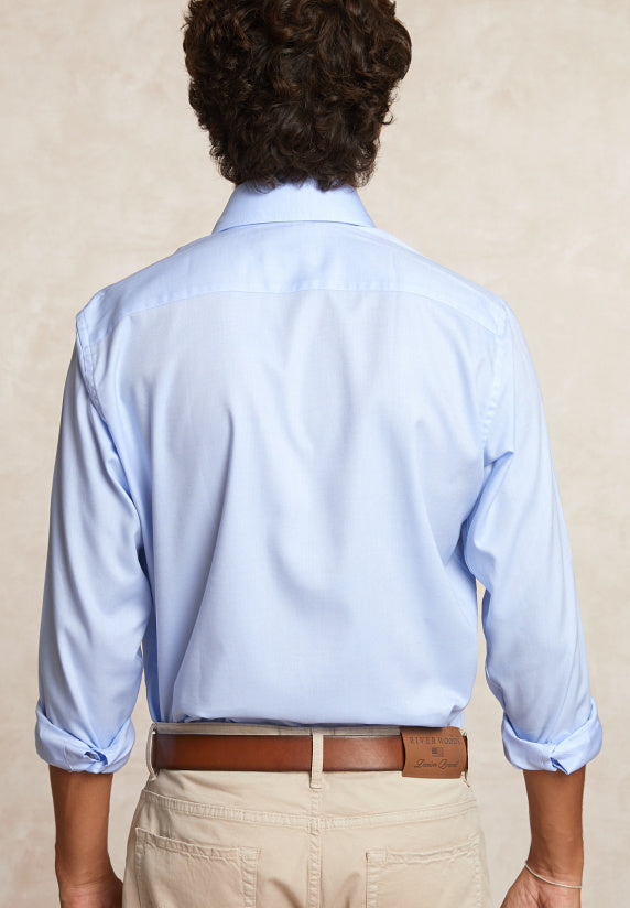 Hemden lange mouw blauw River Woods