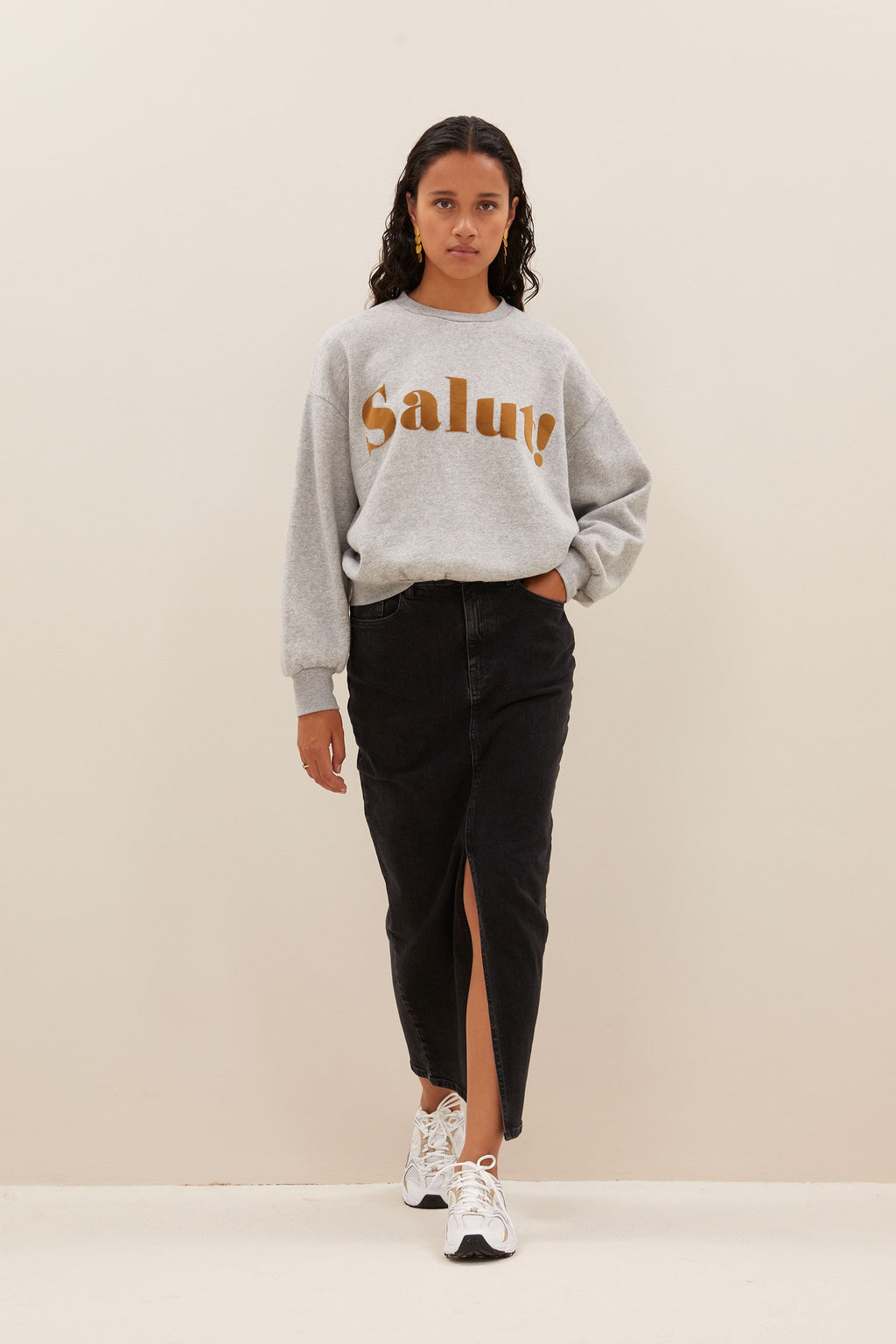 Sweaters grijs by-bar