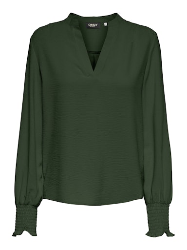 Blouses lange mouw groen ONLY Carmakoma