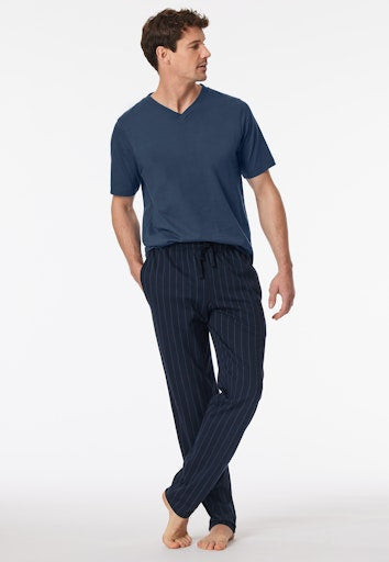 Pyjama's blauw SCHIESSER