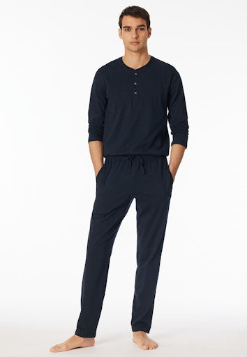 Pyjama's blauw SCHIESSER