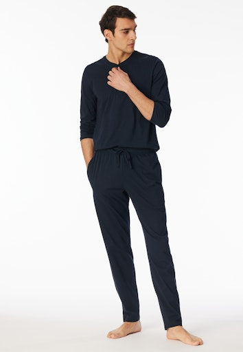 Pyjama's blauw SCHIESSER