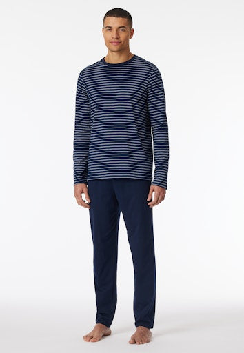 Pyjama's blauw SCHIESSER