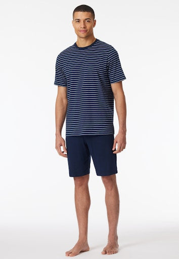 Pyjama's blauw SCHIESSER