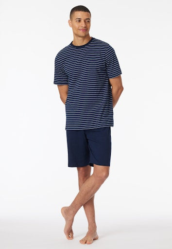 Pyjama's blauw SCHIESSER