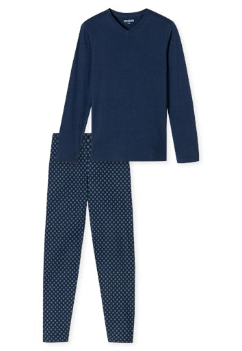 Pyjama's blauw SCHIESSER