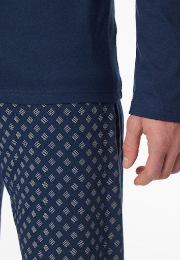 Pyjama's blauw SCHIESSER