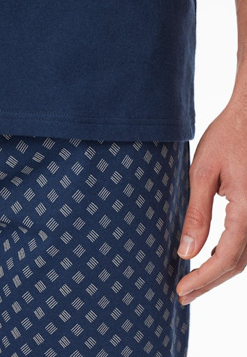 Pyjama's blauw SCHIESSER