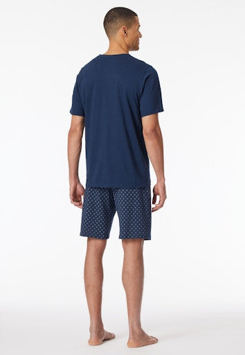 Pyjama's blauw SCHIESSER