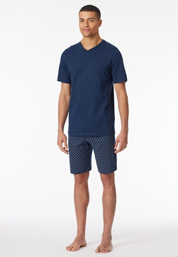 Pyjama's blauw SCHIESSER