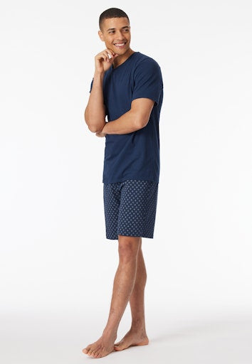 Pyjama's blauw SCHIESSER