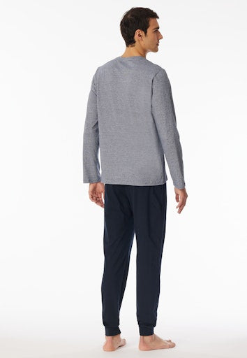 Pyjama's blauw SCHIESSER