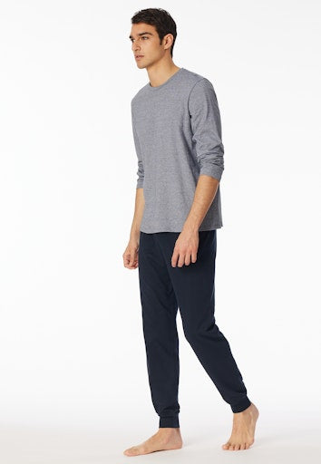 Pyjama's blauw SCHIESSER