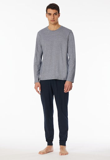 Pyjama's blauw SCHIESSER