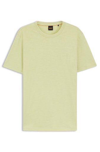 T-shirts korte mouw beige Boss Men Orange