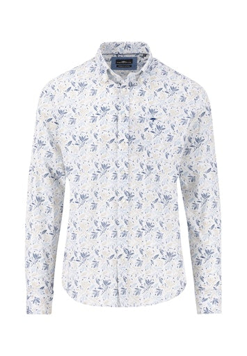Hemden lange mouw blauw Fynch-Hatton