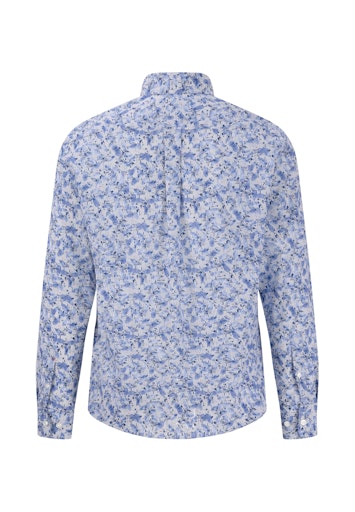 Hemden lange mouw blauw Fynch-Hatton