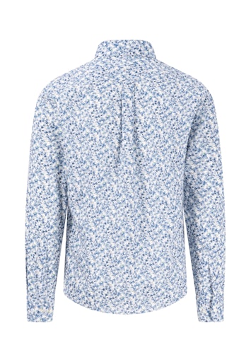 Hemden lange mouw blauw Fynch-Hatton