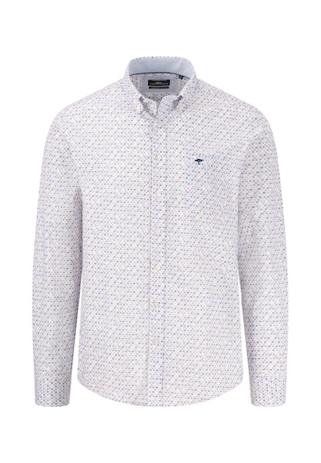 Hemden lange mouw oranje Fynch-Hatton