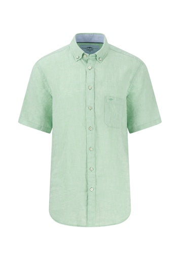 Hemden korte mouw groen Fynch-Hatton