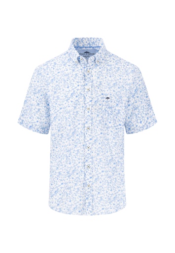 Hemden korte mouw blauw Fynch-Hatton