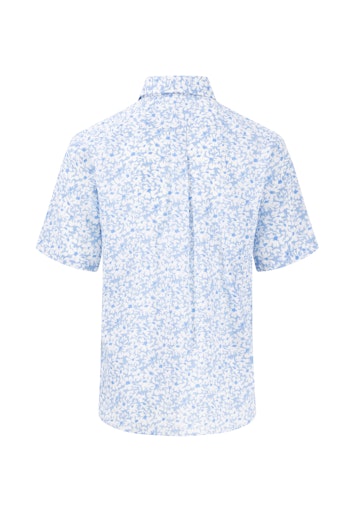 Hemden korte mouw blauw Fynch-Hatton