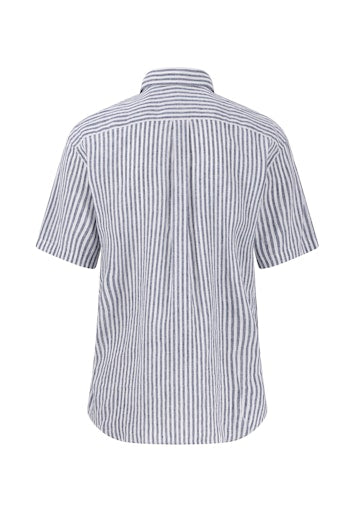 Hemden korte mouw blauw Fynch-Hatton