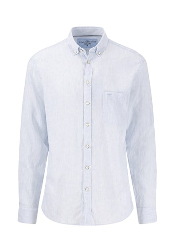 Hemden lange mouw blauw Fynch-Hatton