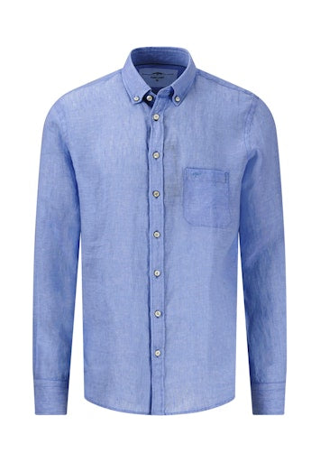 Hemden lange mouw blauw Fynch-Hatton