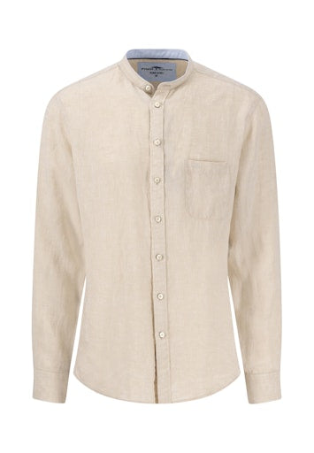 Hemden lange mouw bruin Fynch-Hatton