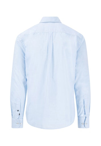Hemden lange mouw blauw Fynch-Hatton