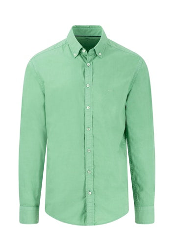 Hemden lange mouw groen Fynch-Hatton