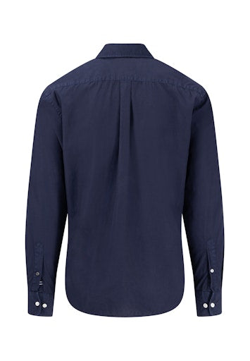 Hemden lange mouw blauw Fynch-Hatton