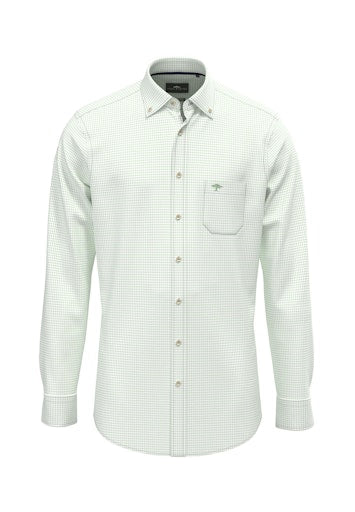 Hemden lange mouw groen Fynch-Hatton