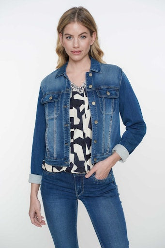 Jeansjassen blauw Geisha