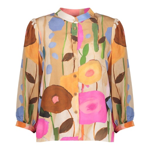 Blouses lange mouw multicolor Geisha