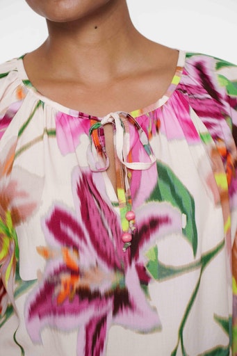 Blouses korte mouw multicolor Geisha