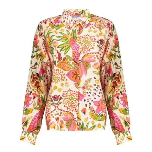 Blouses lange mouw multicolor Geisha