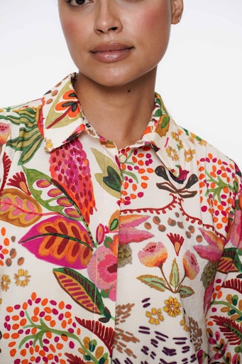 Blouses lange mouw multicolor Geisha