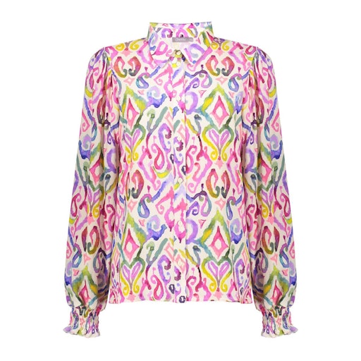 Blouses lange mouw multicolor Geisha