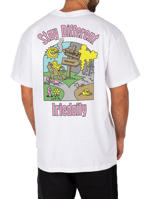 T-shirts korte mouw wit Iriedaily