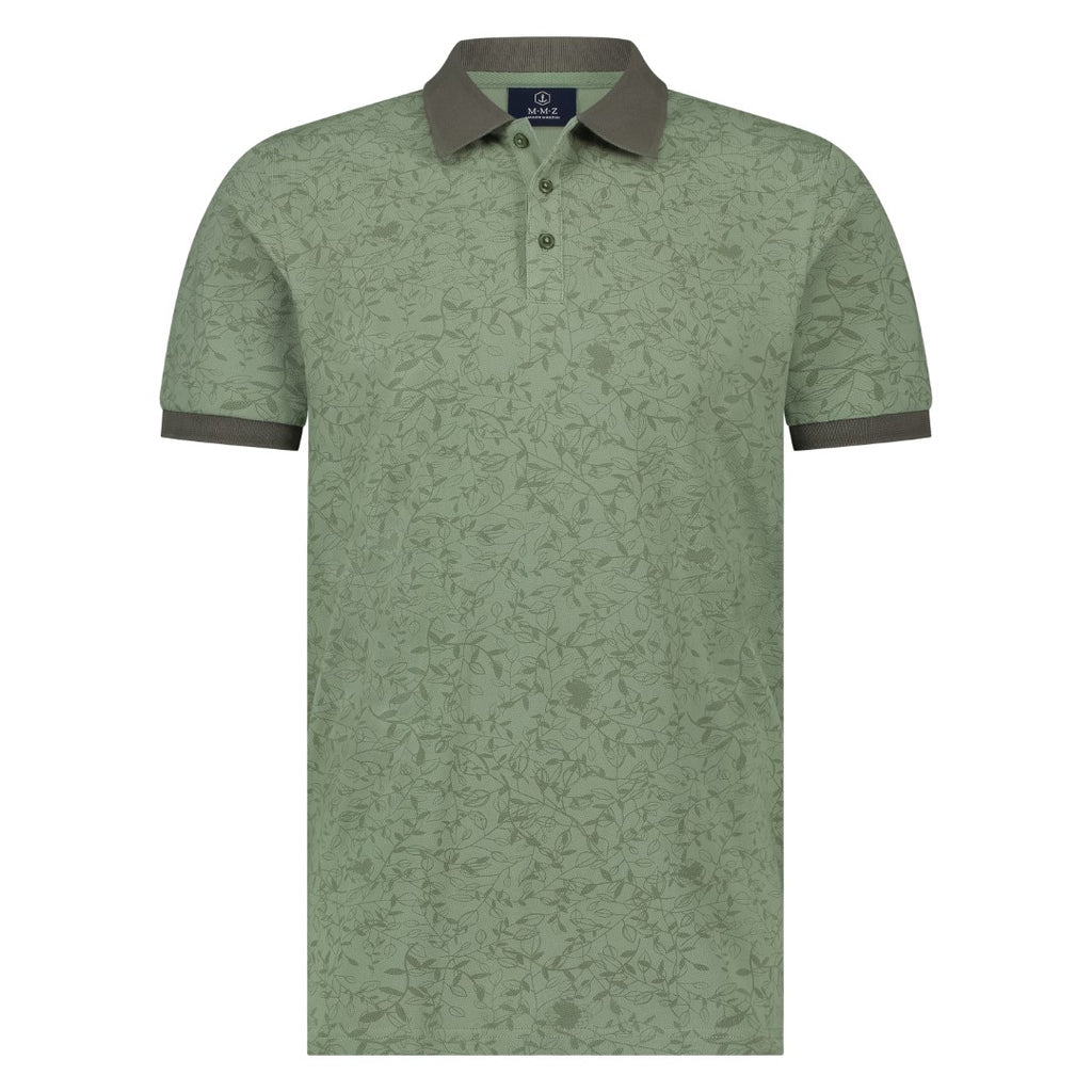 Polo's korte mouw groen Marco Manzini