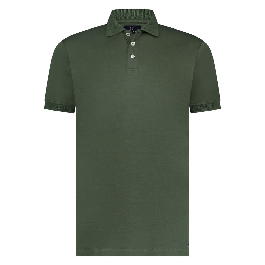 Polo's korte mouw groen Marco Manzini