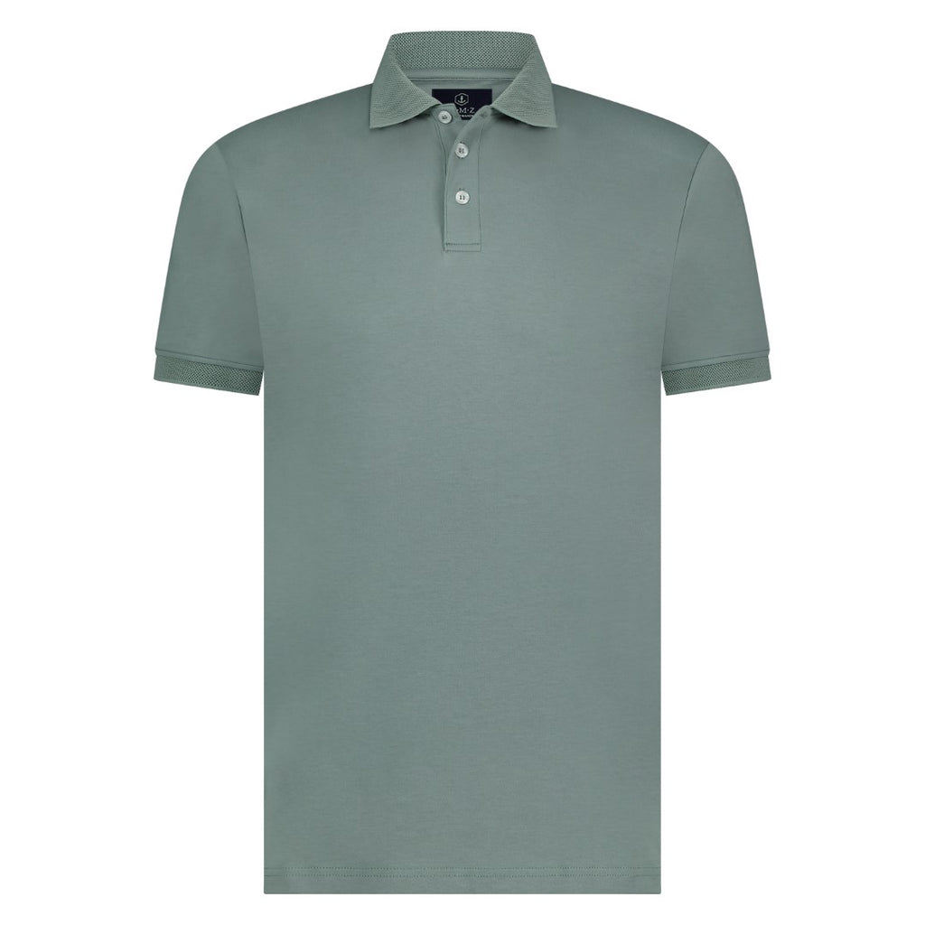 Polo's korte mouw grijs Marco Manzini