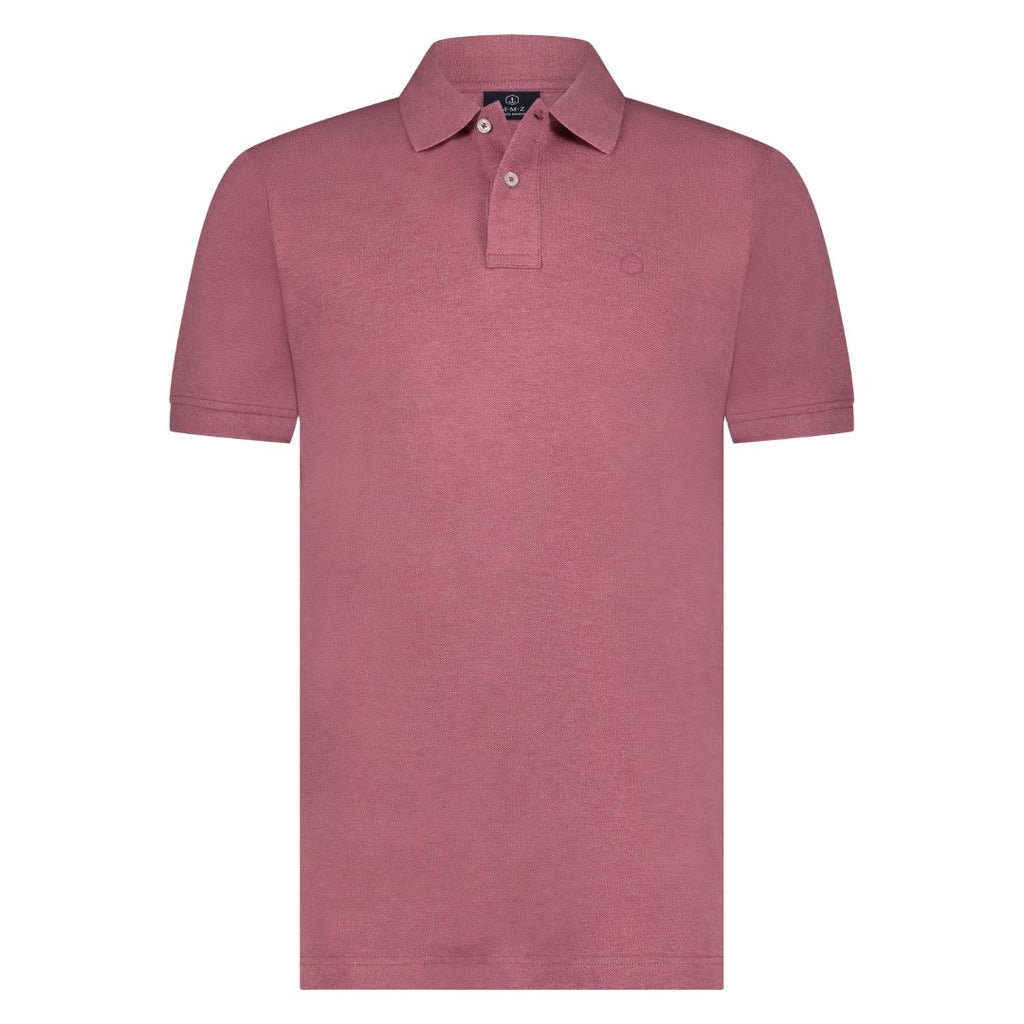 Polo's korte mouw paars Marco Manzini