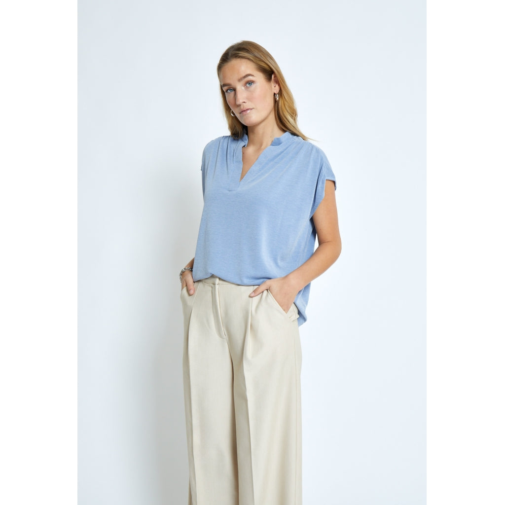 T-shirts korte mouw blauw Minus