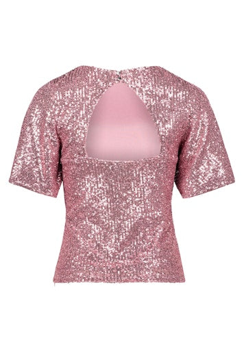 Blouses korte mouw roze Vera Mont