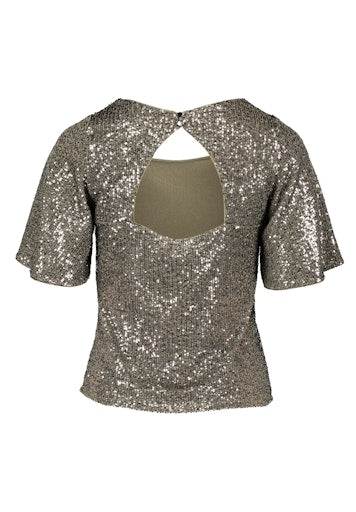 Blouses korte mouw groen Vera Mont