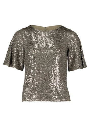 Blouses korte mouw groen Vera Mont