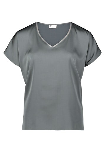 Blouses korte mouw groen Vera Mont